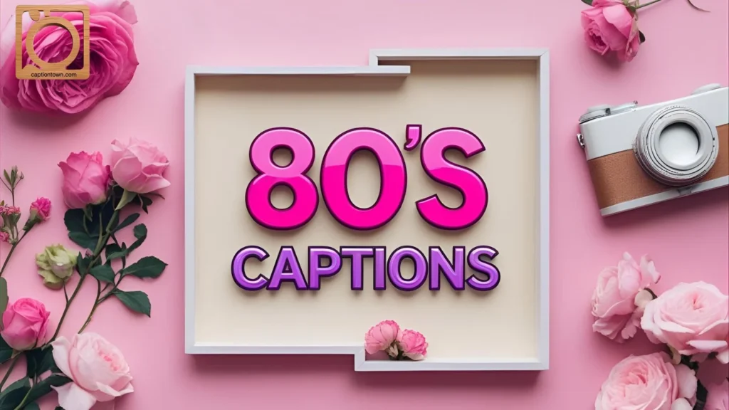80s Music Vibes Captions