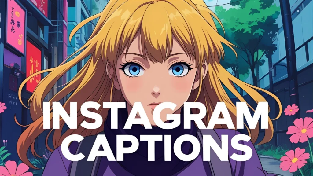 Anime Instagram Captions
