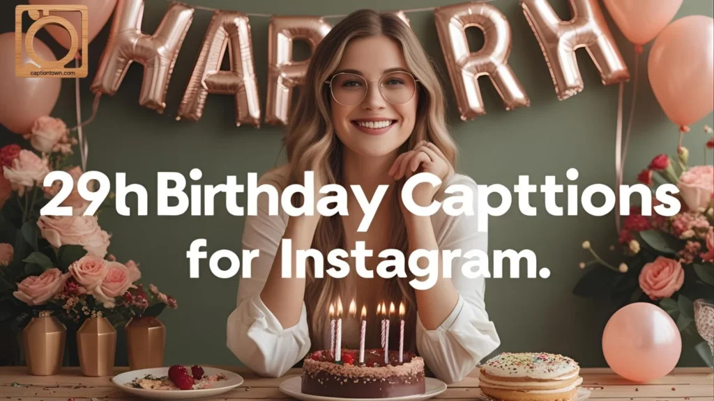 Cute 29th Birthday Captions for Close Friends