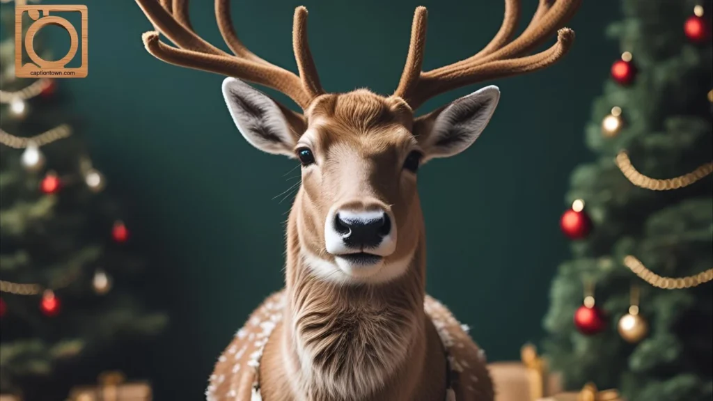 Cute Reindeer Captions for Christmas Instagram Posts