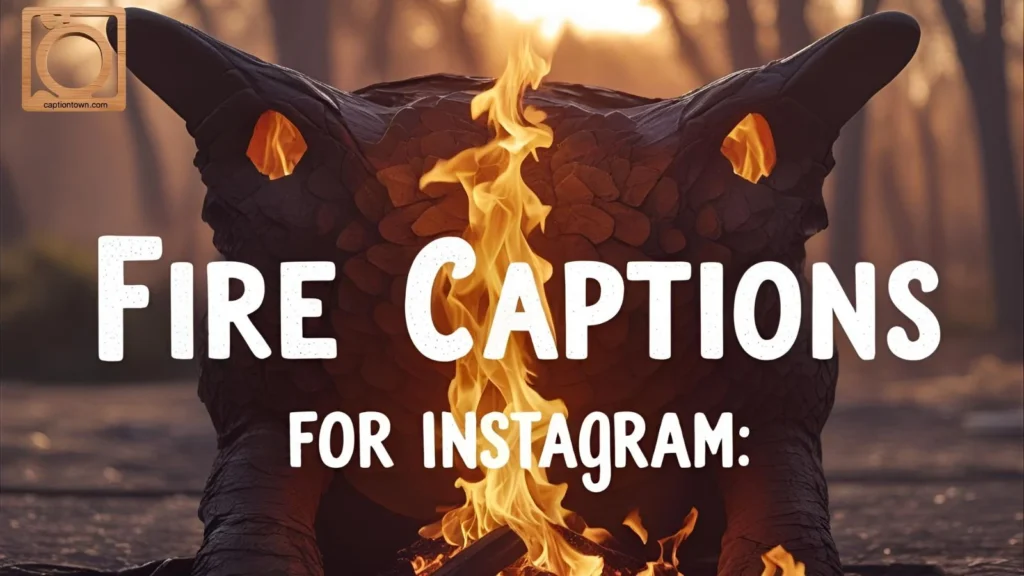 Cute and Fun Fire Captions for Instagram