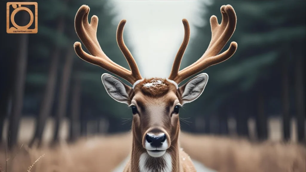 Funny Christmas Reindeer Captions