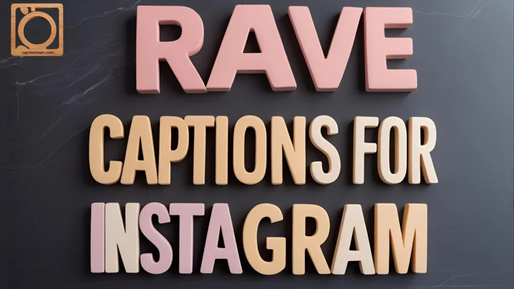Glow Party Captions with Neon Lights