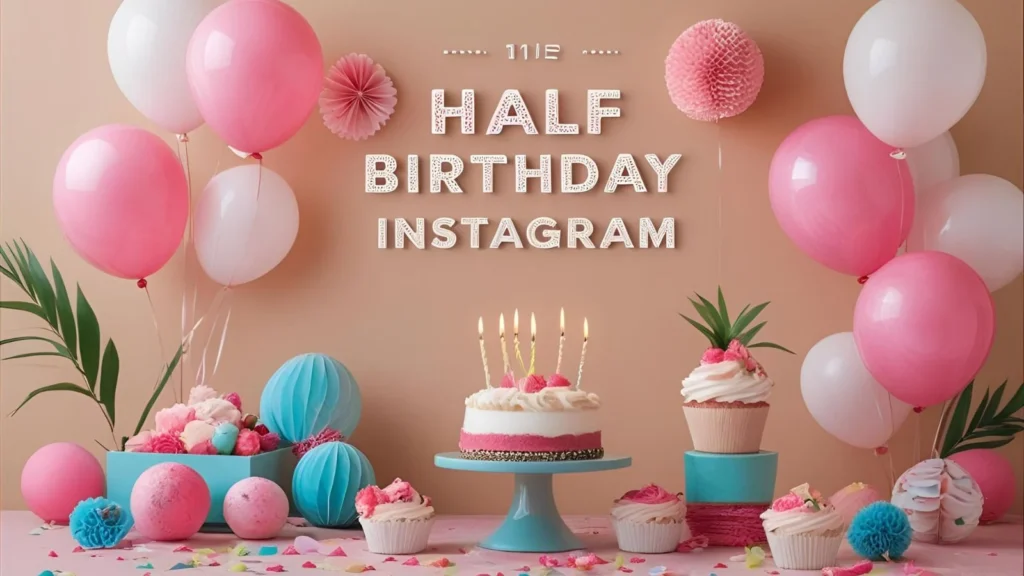 Half Birthday Captions Instagram