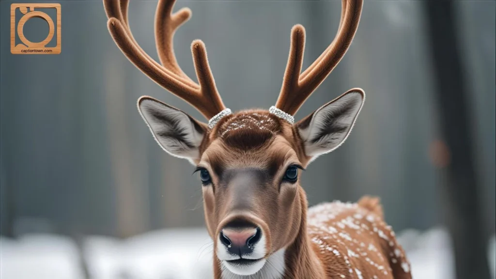 Inspirational Christmas Reindeer Captions