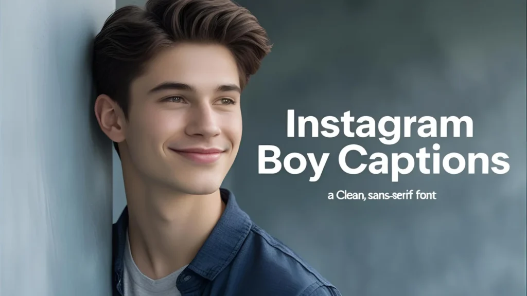 Instagram Boy Captions
