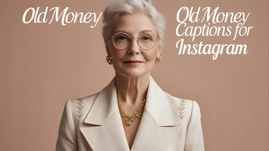 Old Money Captions for Instagram