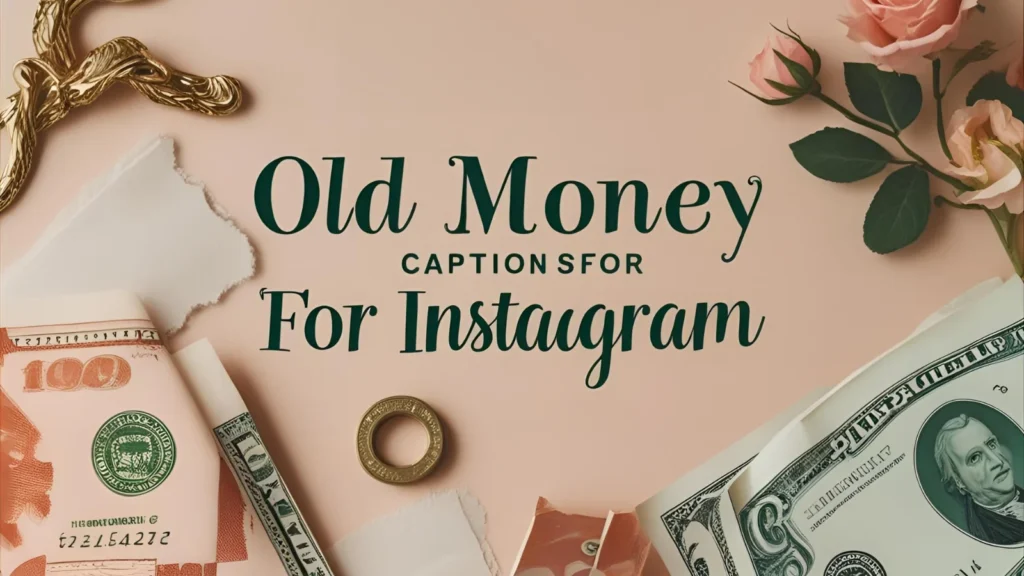 Old Money Captions for Instagram