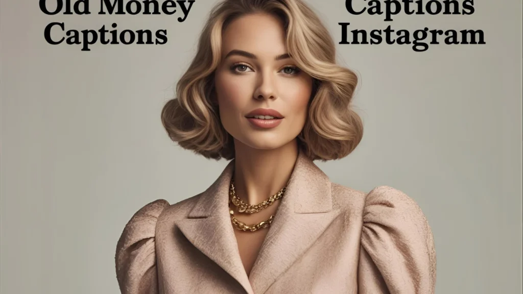 Old Money Captions for Instagram