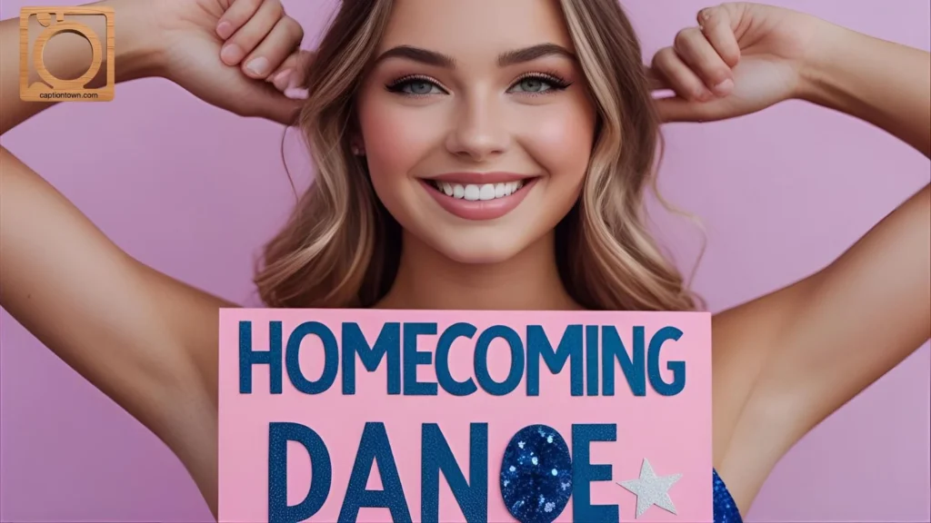 Romantic Homecoming Dance Captions