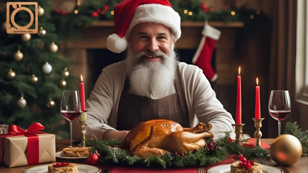 Short Christmas Dinner Captions