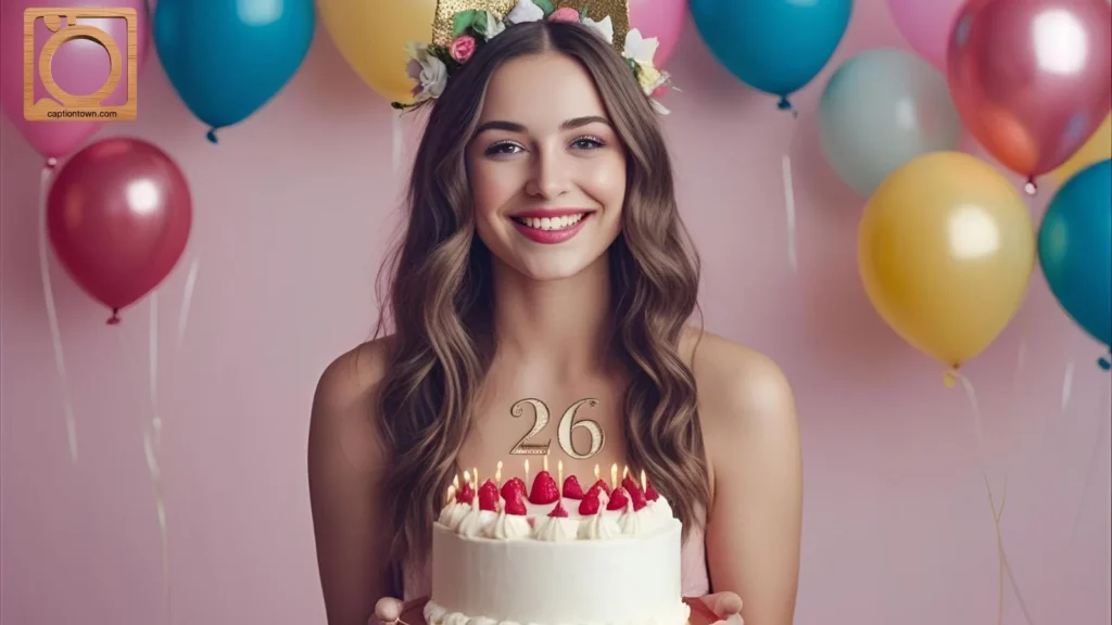 Short and Sweet 26th Birthday Captions
