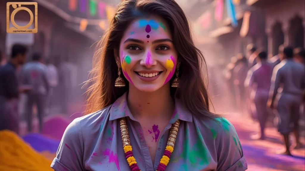 Cute Holi Captions for Couples