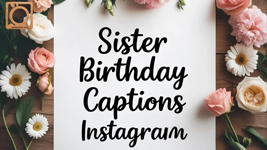 Funny Birthday Captions for Sister