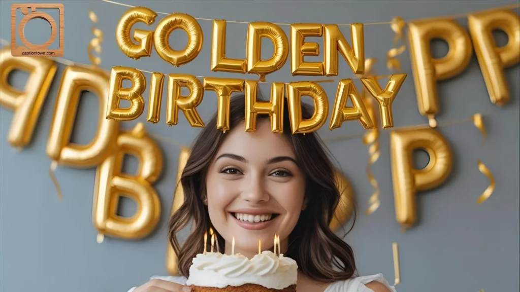 Funny Golden Birthday Captions 