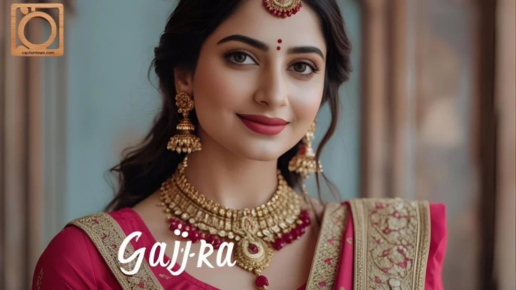 Gajra and Saree Captions for Instagram