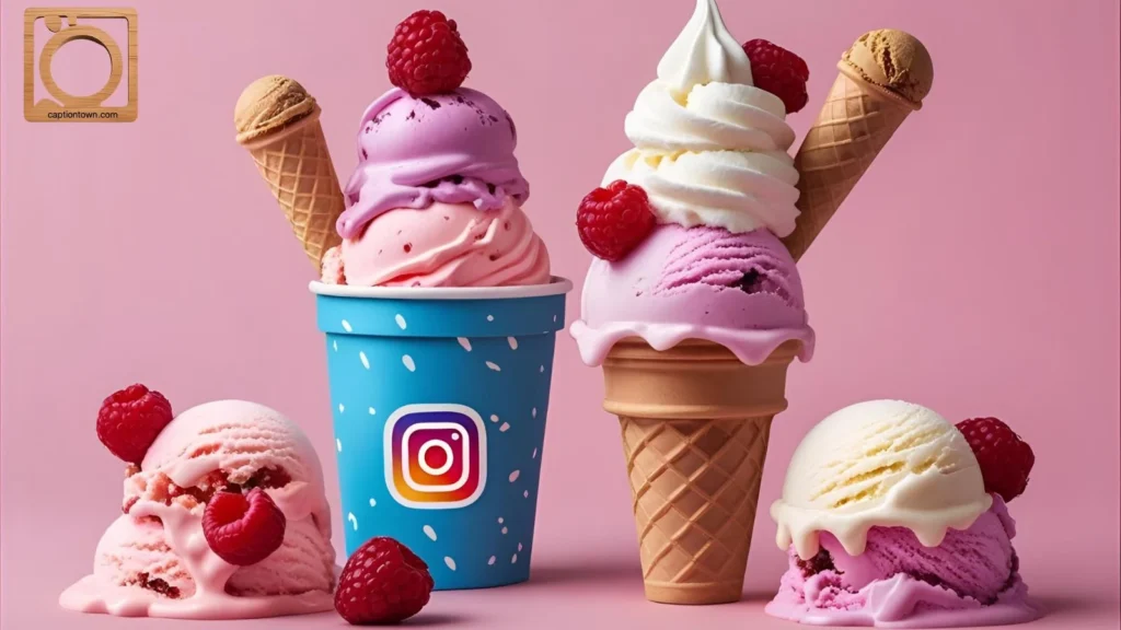 Ice Cream Selfie Captions