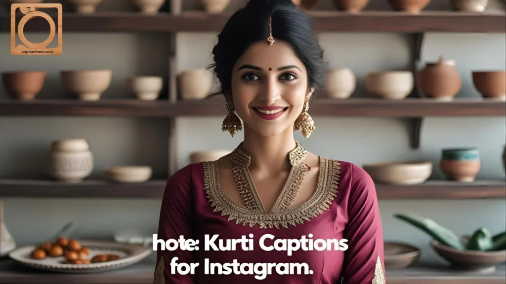 Kurti with Palazzo Captions