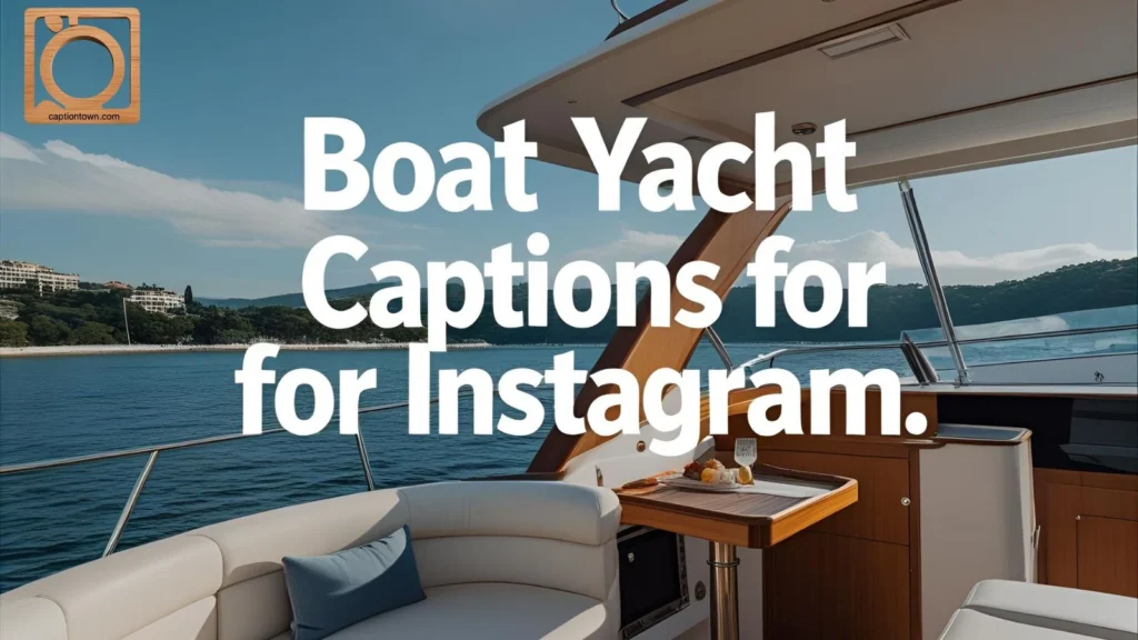 Yacht Party Captions
