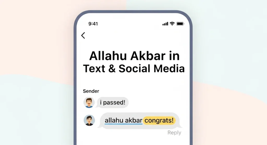 Allahu Akbar Meaning in Text
