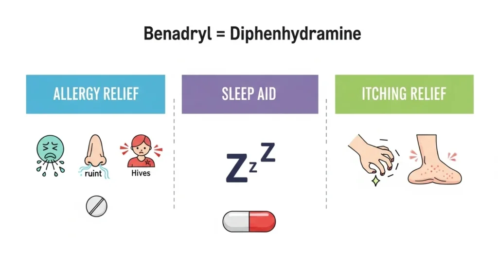 Benadryl as a Medicine Meaning, Uses, and How It Works