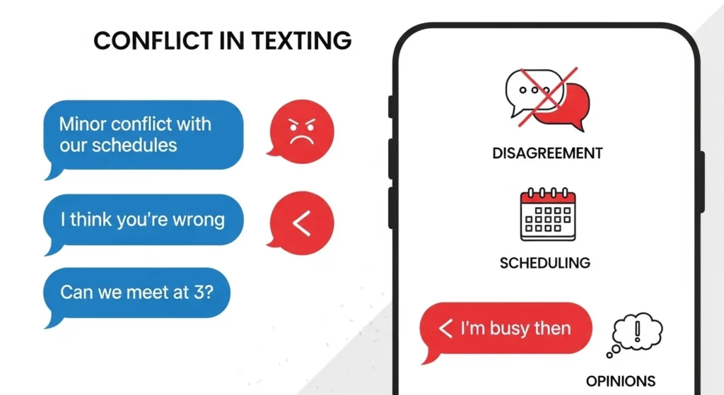 Conflict Mean in Texting