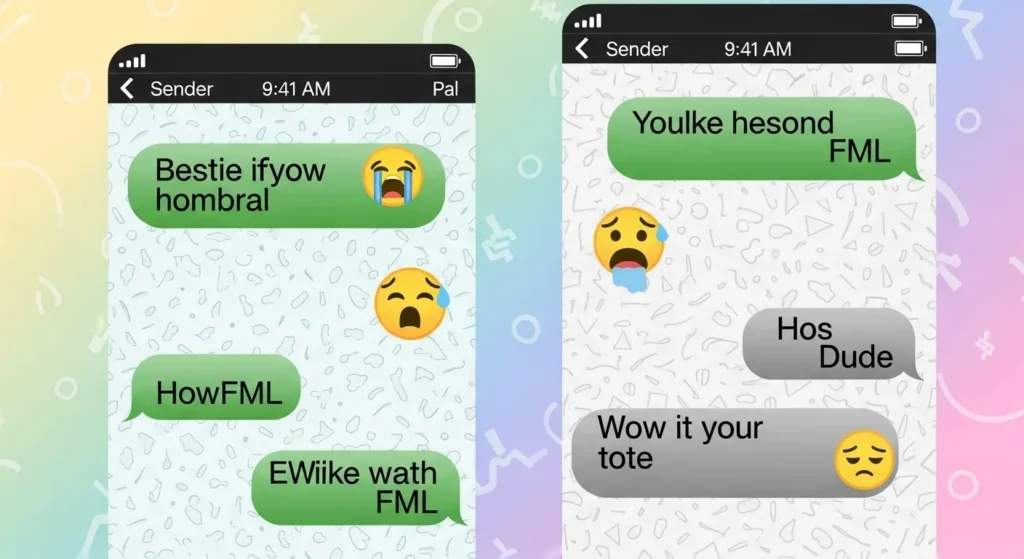FML Texting Examples: Real Conversations