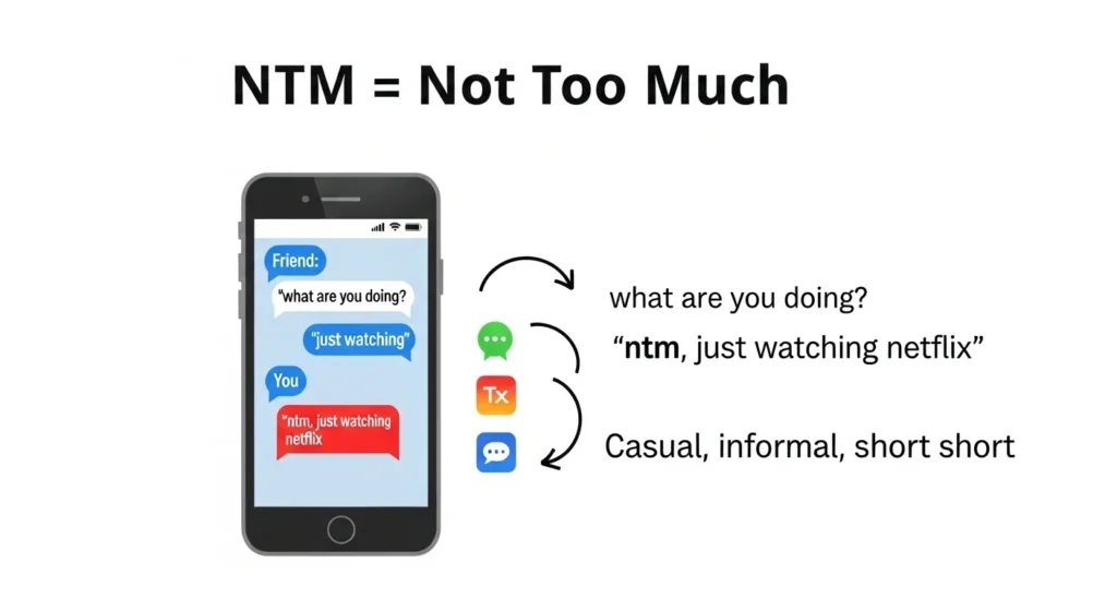 NTM Meaning in Texting