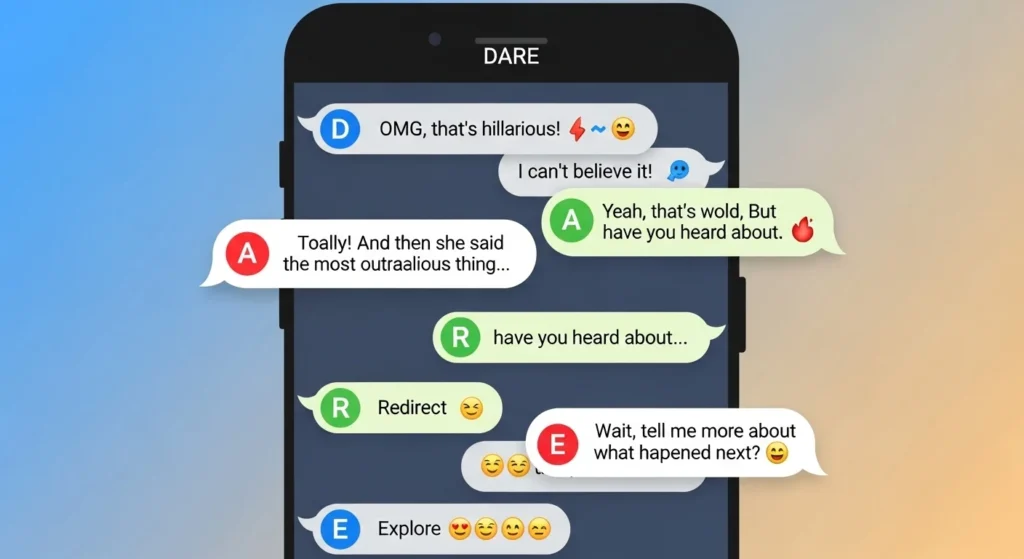 Real Life Texting Examples of DARE