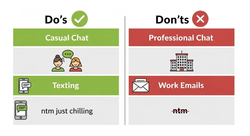 When to Use NTM and When Not To