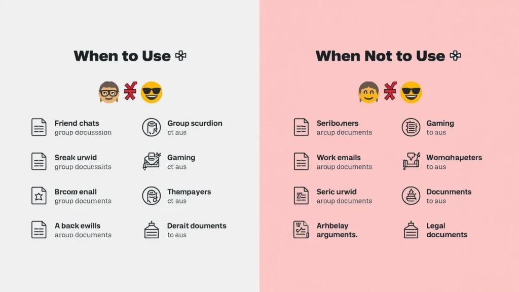 When to Use and When Not to Use Conflict