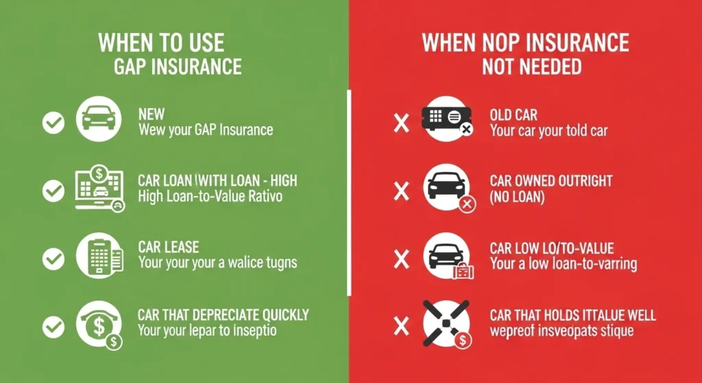When to Use and When Not to Use Gap Insurance