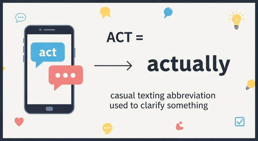 ACT Mean in Text