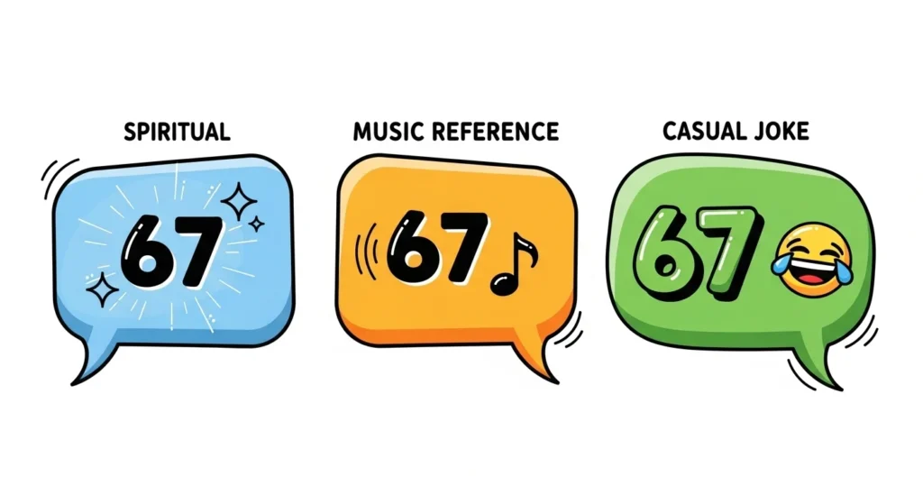 Examples of 67 in Conversation