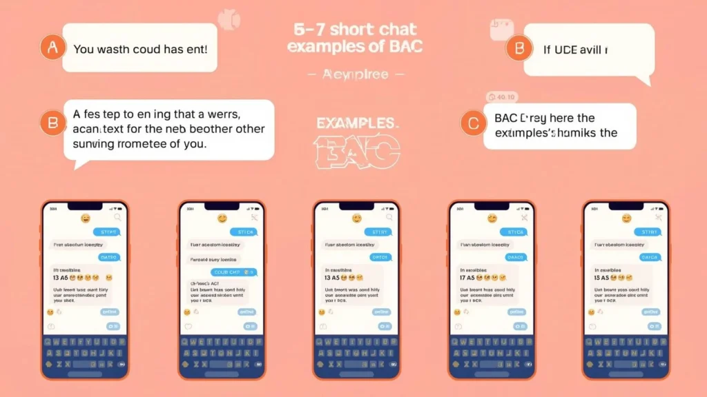 Examples of BAC in Conversation