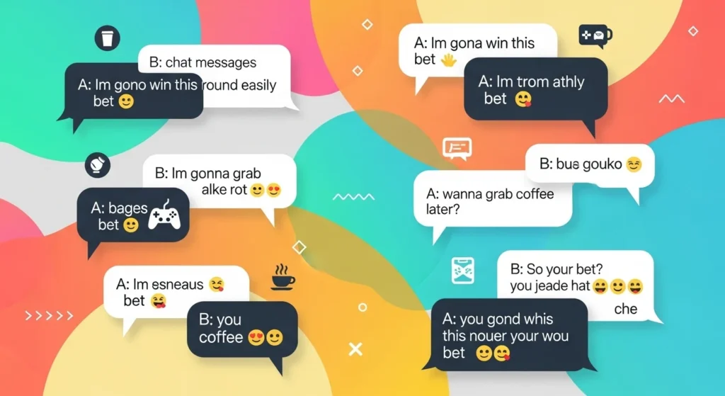 Examples of Bet in Conversation