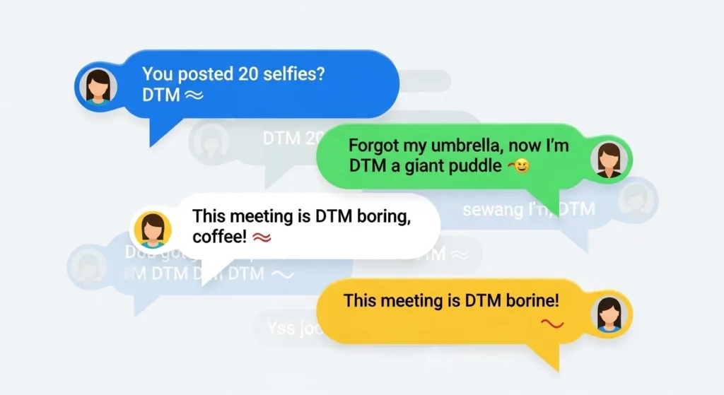 Examples of DTM in Conversation