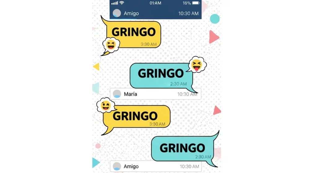 Examples of Gringo in Conversation