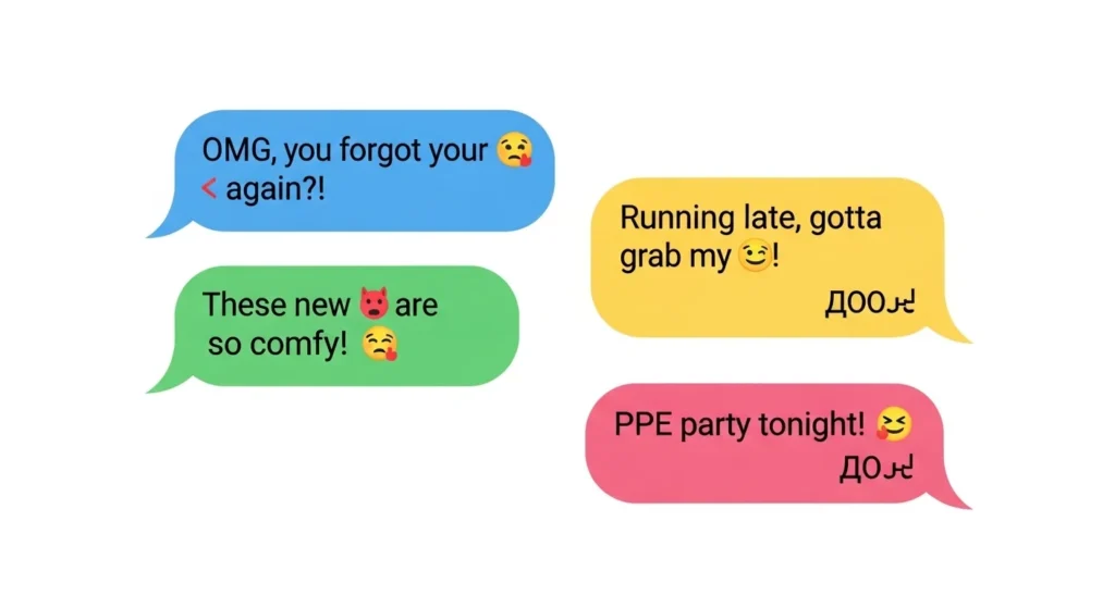 Examples of PPE in Conversation