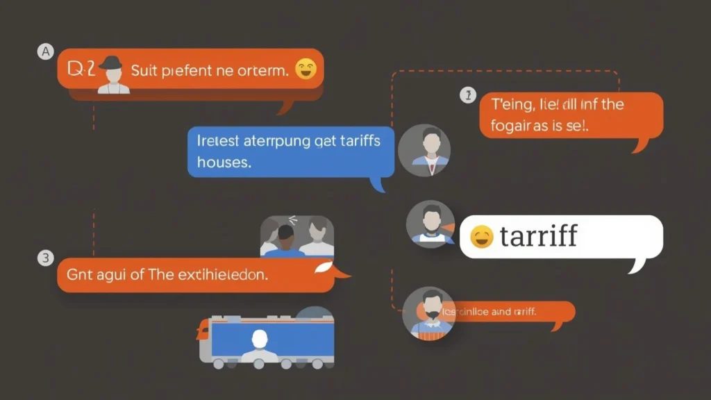 Examples of Tariff in Conversation