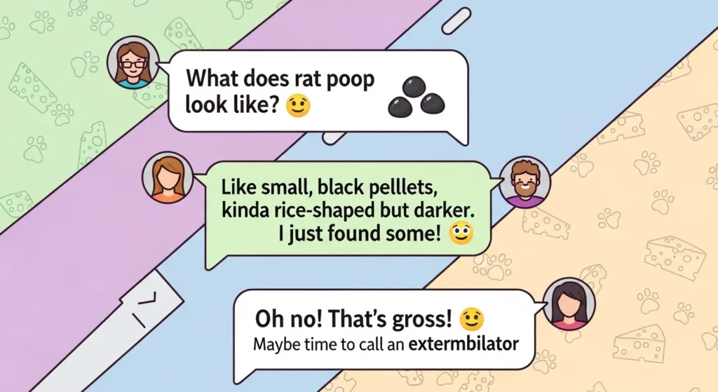 Examples of “What Does Rat Poop Look Like” in Conversations