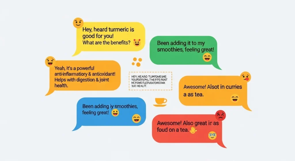 Examples of “What Does Turmeric Do” in Conversations