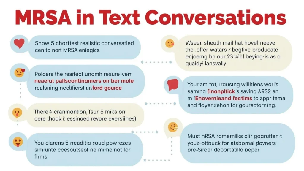 MRSA Examples in Conversation