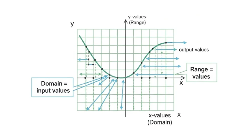 Range vs Domain and Range in Functions