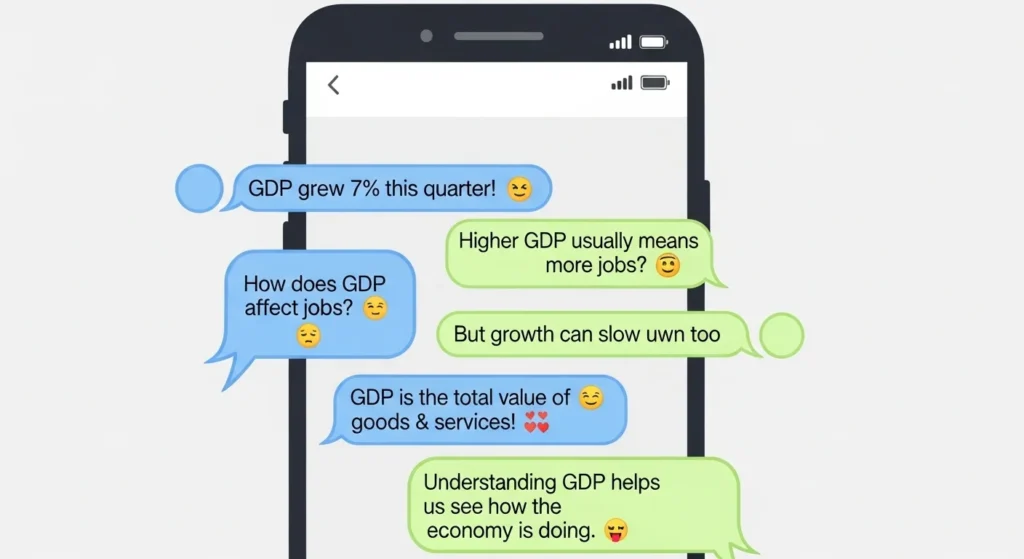 Real Life Examples of GDP in Conversation