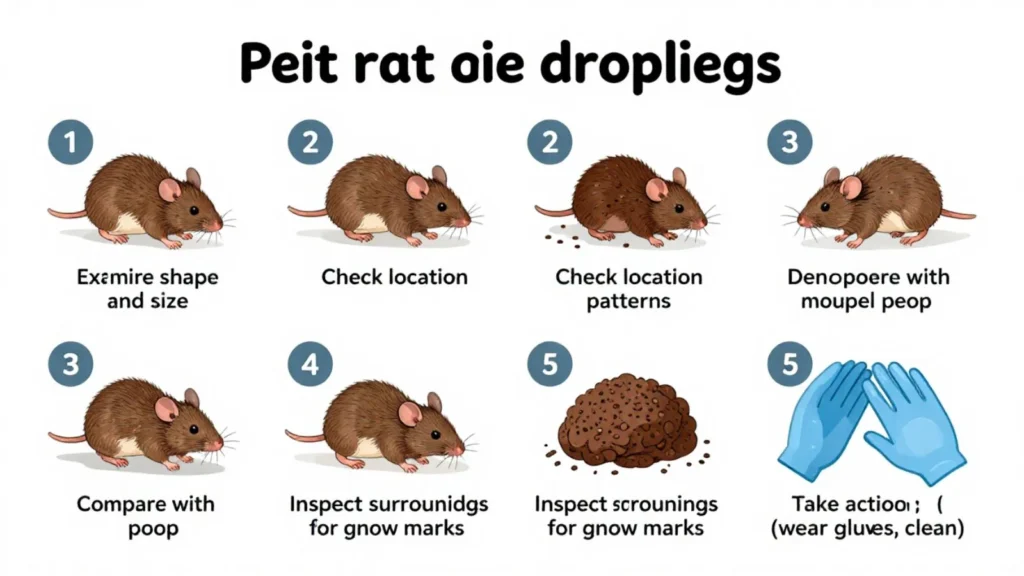 Step by Step Guide: How to Identify Rat Droppings