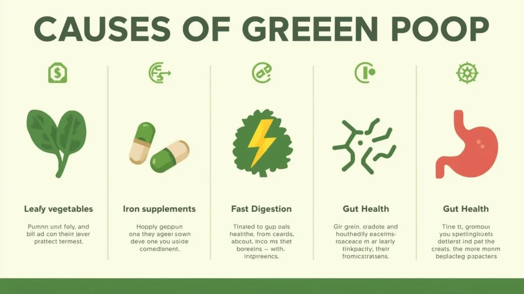 What Causes Green Poop