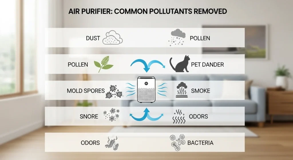 What Pollutants Do Air Purifiers Remove