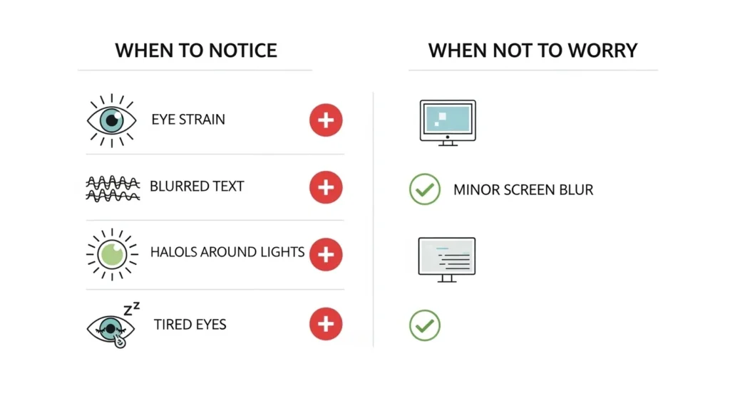 When to Notice and When Not to Worry