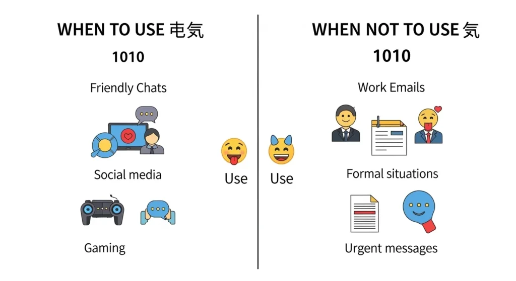 When to Use and When Not to Use 1010